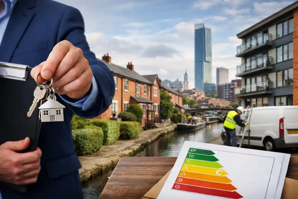 professional property management services, complete rental solutions portfolio, tenant maintenance support system, Manchester property yield map, EPC C compliance timeline, Renters Rights Act 2026 framework
