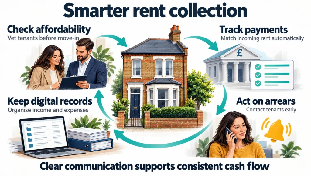 tenant management companies, rent collection solutions, arrears prevention systems, property management UK, Renters' Rights Act 2025, Ground 8 rent arrears, tenancy compliance, private rented sector